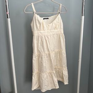 Cream colored sun dress, Brandy Melville, OS